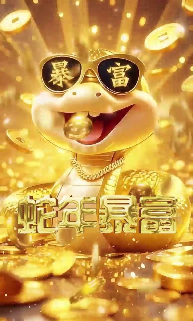 金币闪闪蛇年暴富