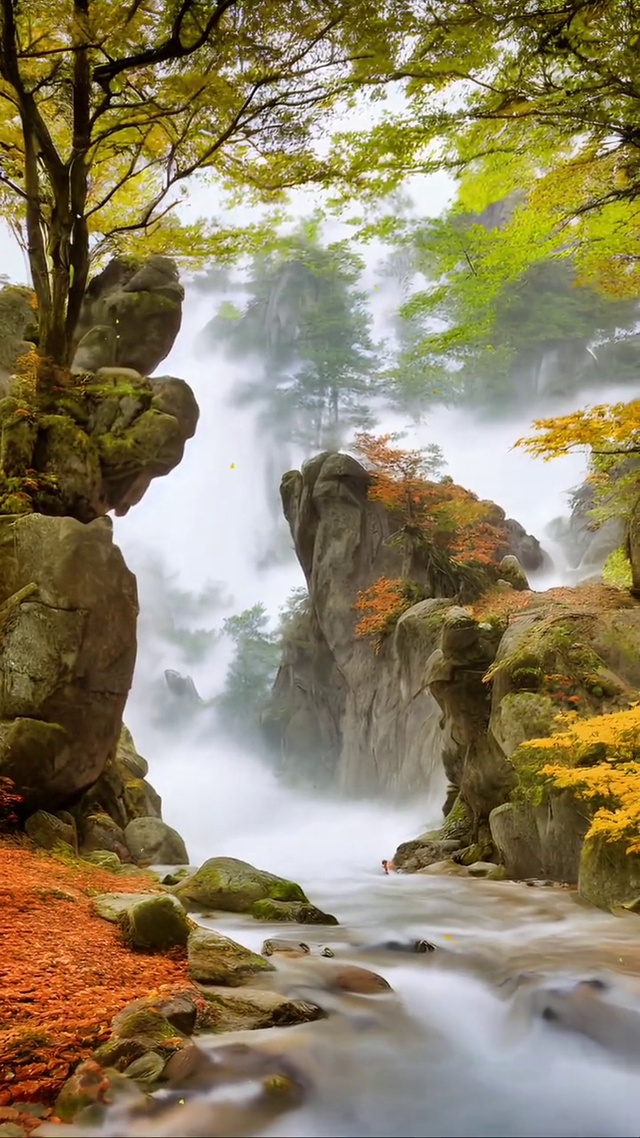 云雾仙境之林(风景手机动态壁纸) - 风景手机壁纸下载 - 元气壁纸