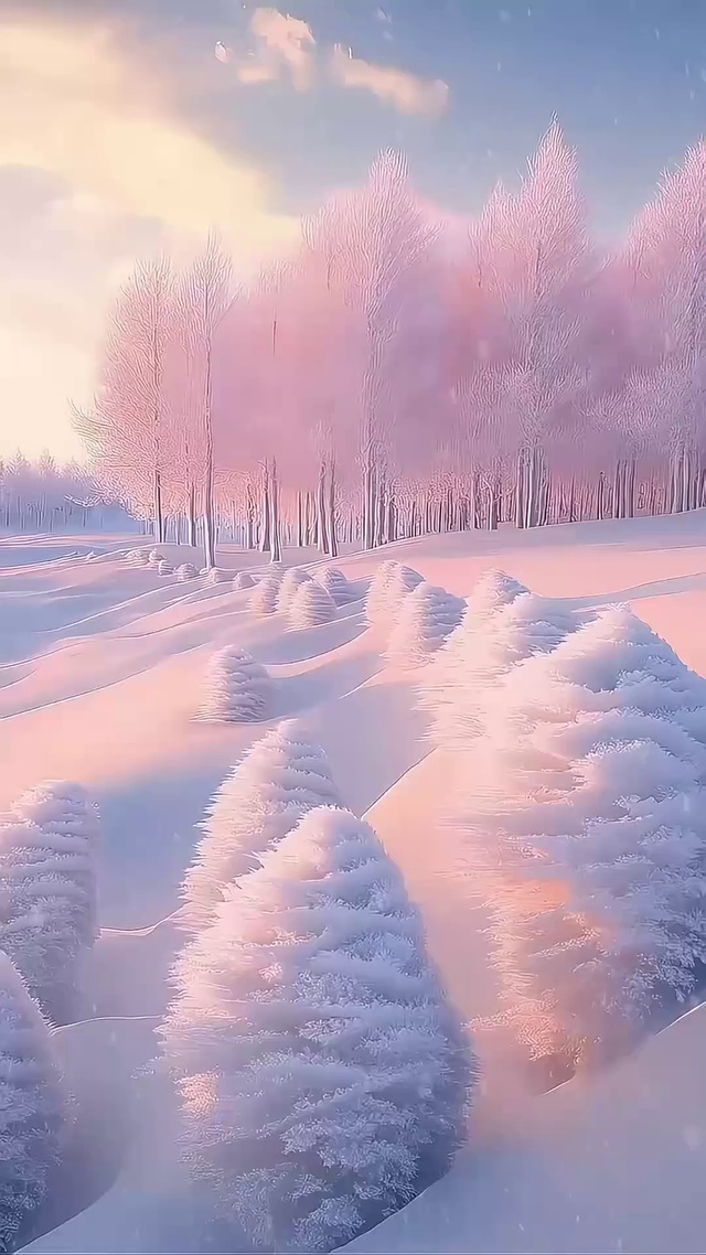 浪漫雪景