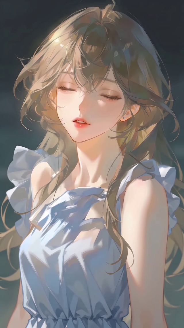 唯美破碎感女生壁纸