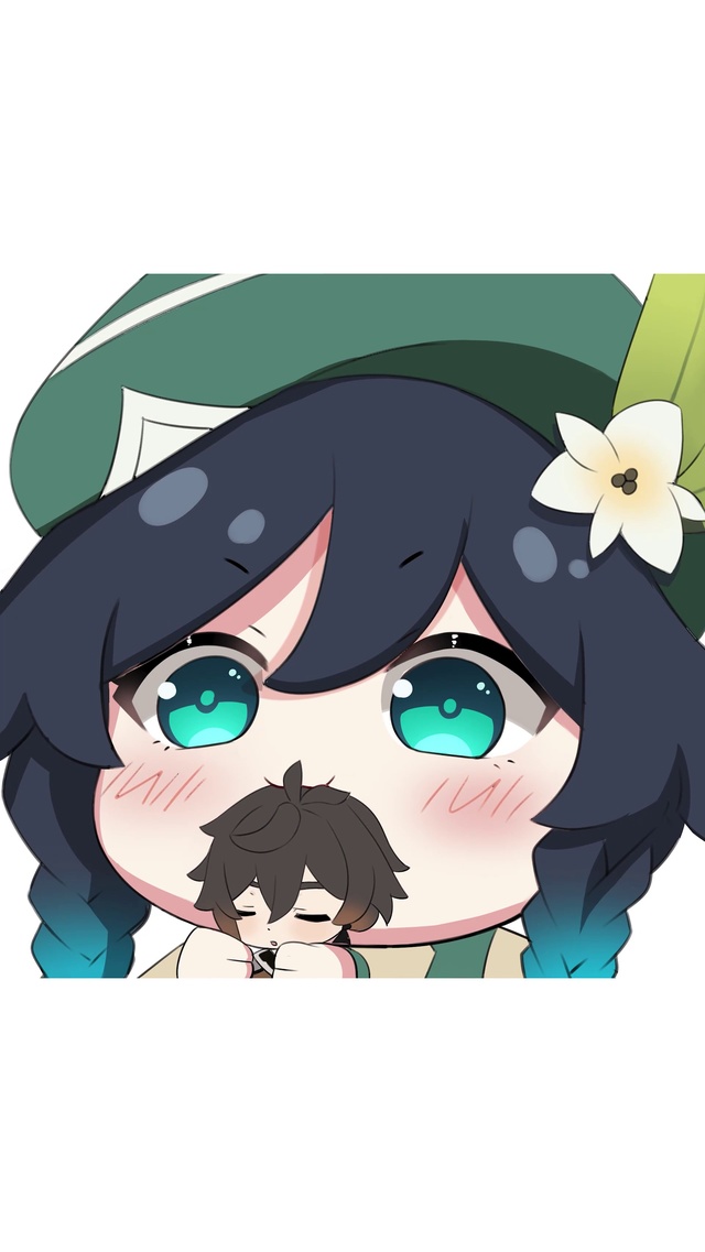 温迪表情包-画师：药璃