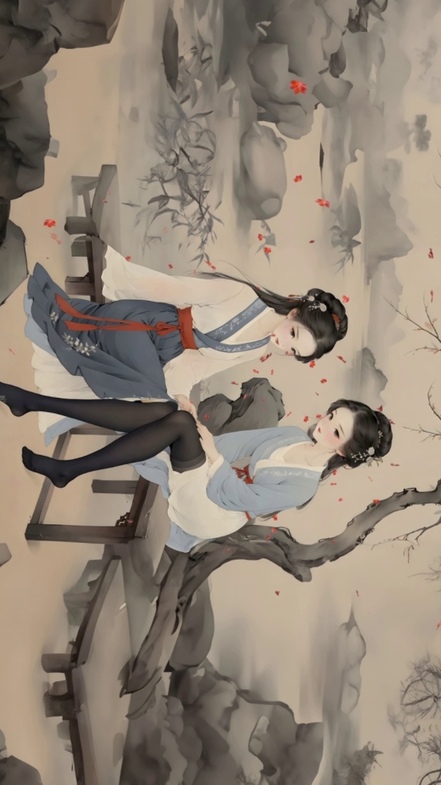 两个女孩