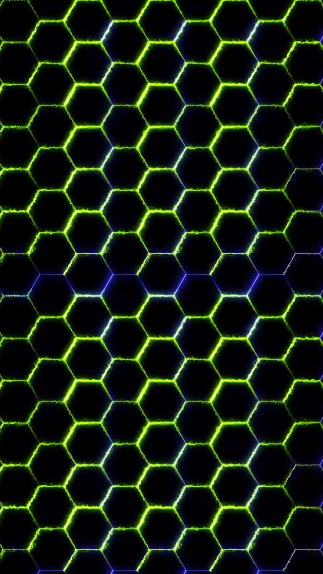 4k蜂巢系列-绿色墙