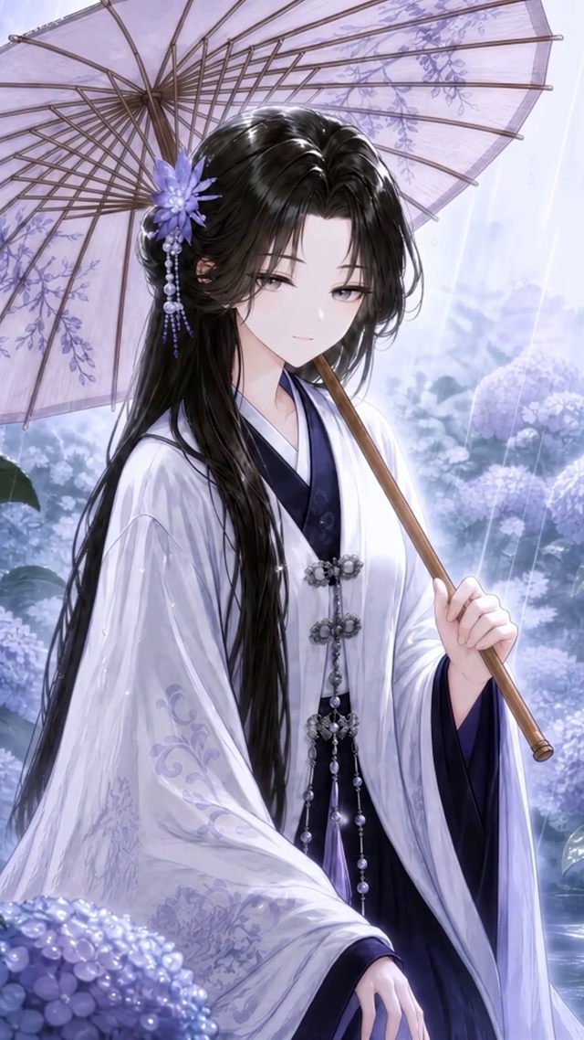 古风撑伞少女