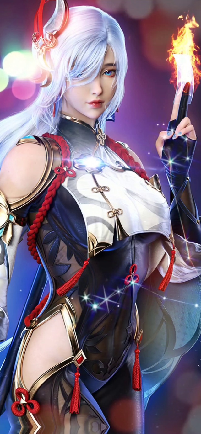 原神游戏申鹤3D御姐风写实模型