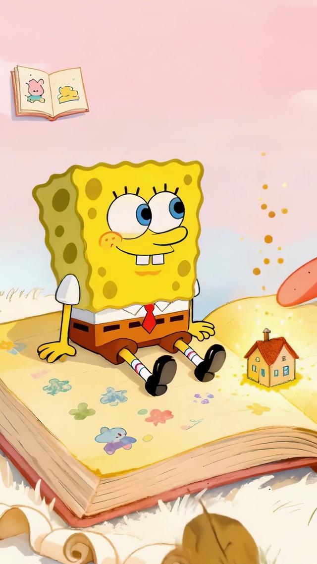 童话书镜海绵宝宝派大星