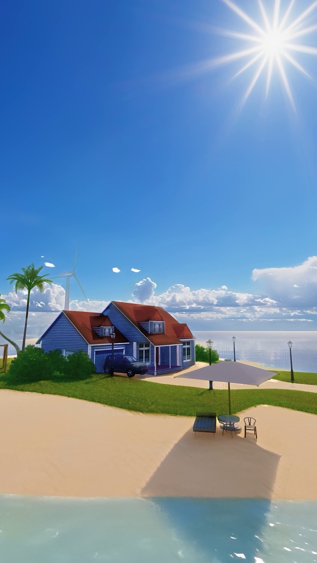 4K盛夏清凉海岛