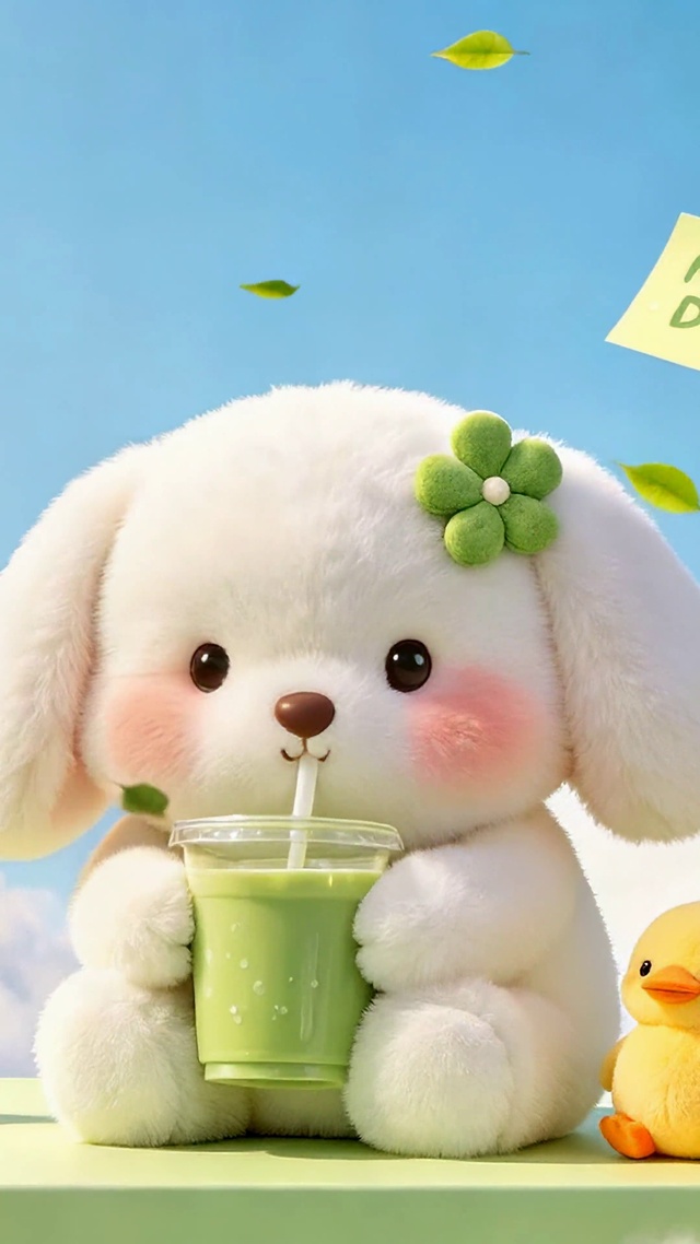 开心每一天治愈可爱小狗