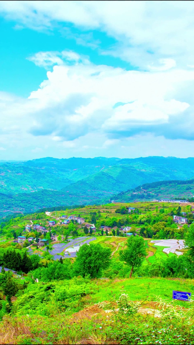 4K唯美山川流云