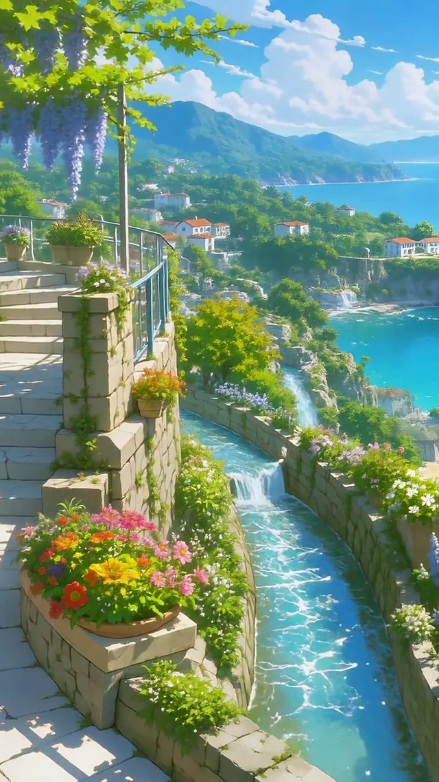 海滨花漾小镇