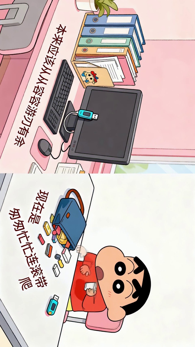 打工人蜡笔小新没出息