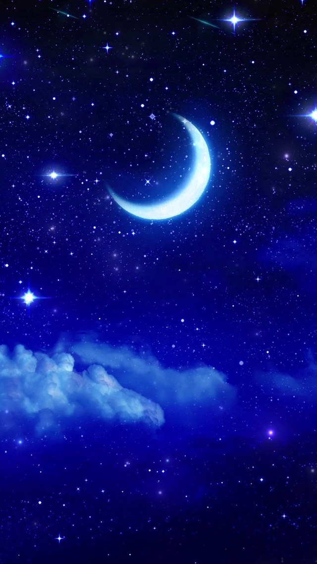 星空下流星
