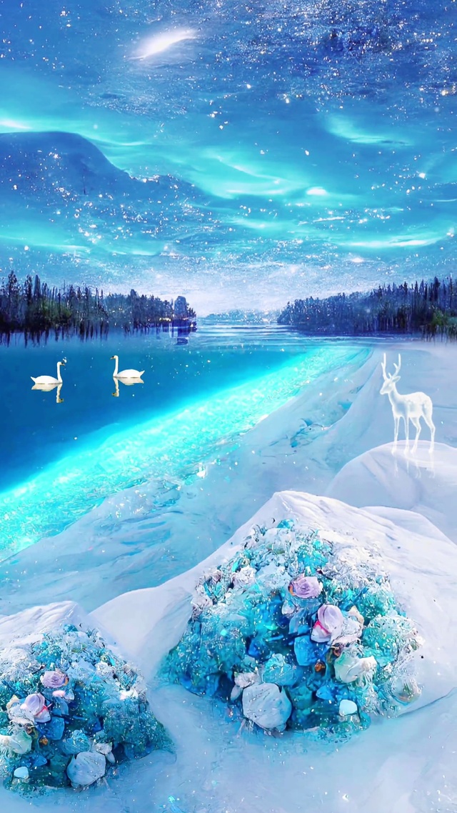 克莱因蓝  动态治愈系壁纸