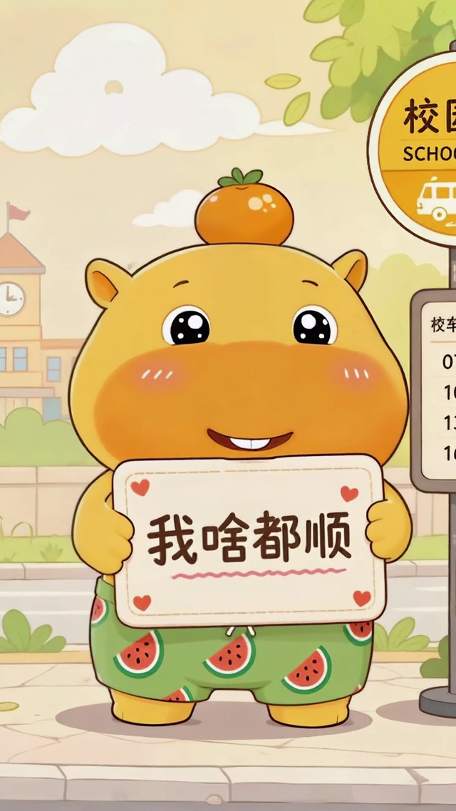 九月治愈校园好运日历