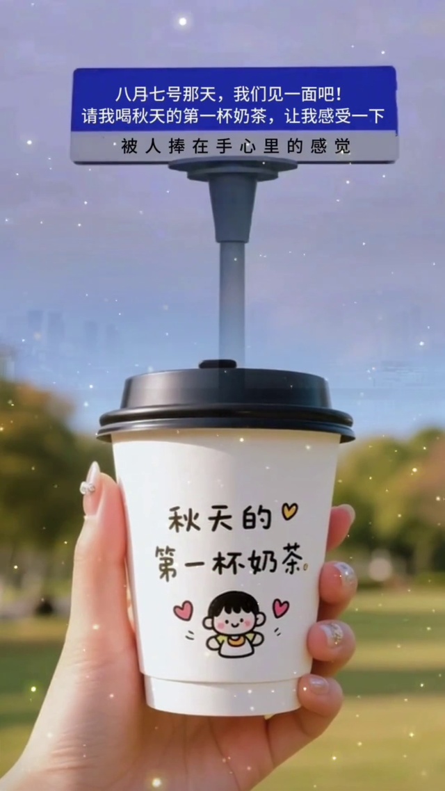 秋天的第一杯奶茶