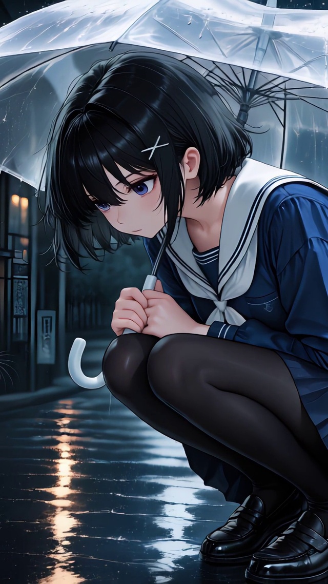 雨中邂逅