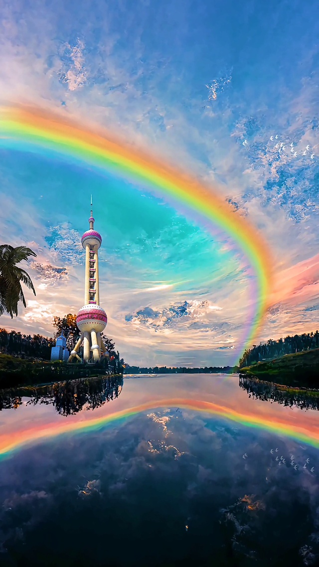 彩虹，见者好运