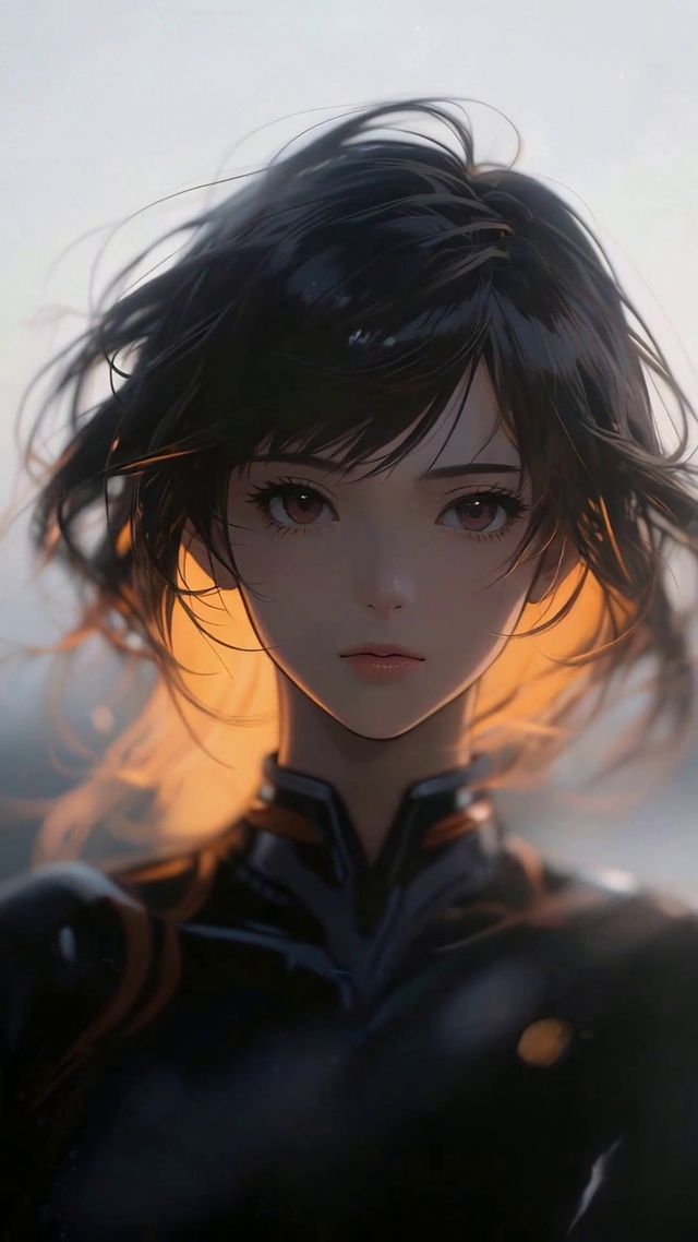 二次元光影少女