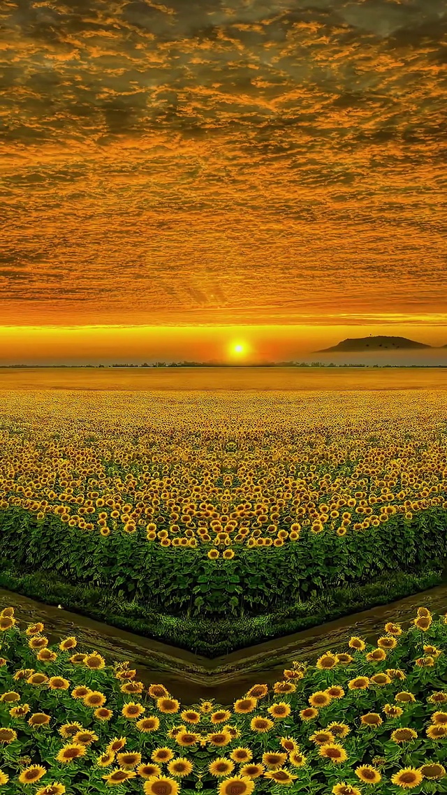 爆款向日葵花海