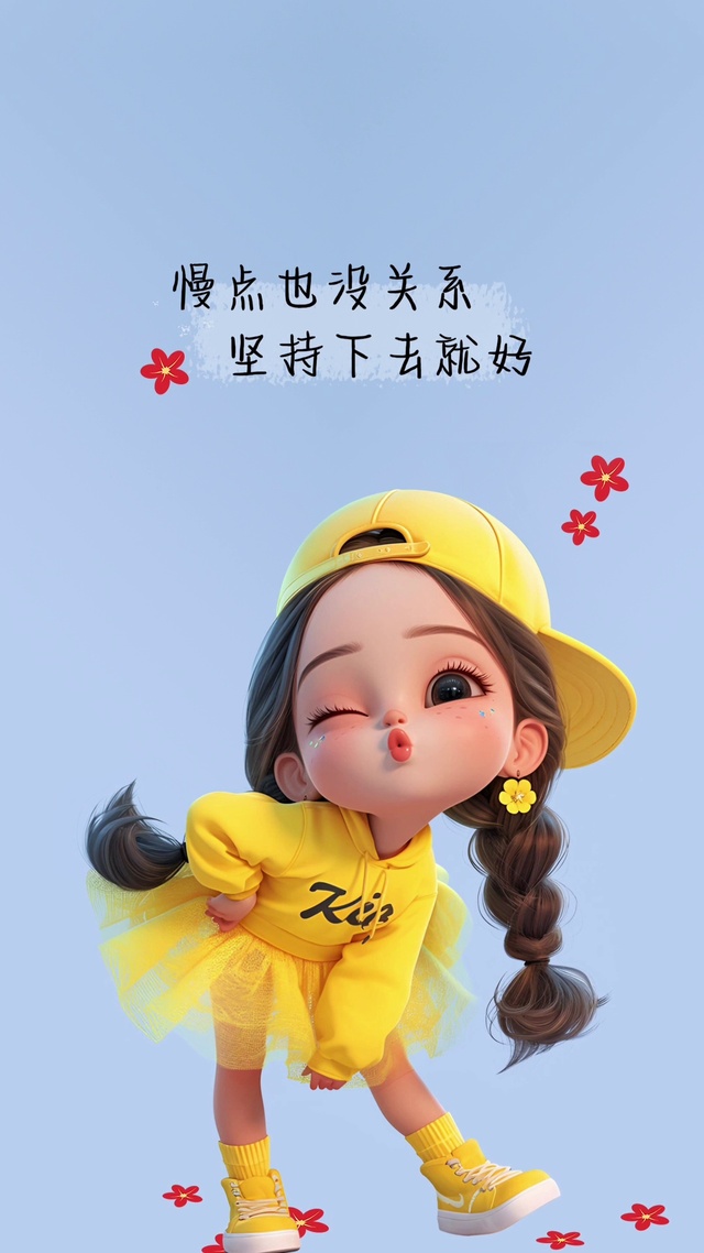 慢点也没关系 坚持下去就好