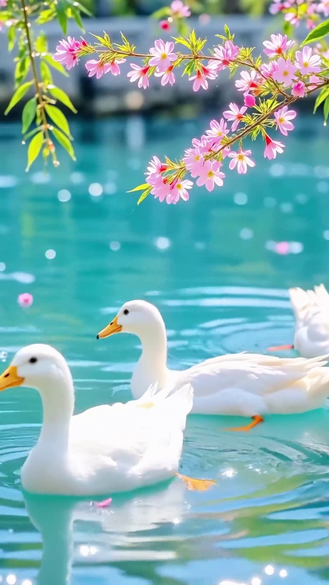 春日限定水暖鸭闲