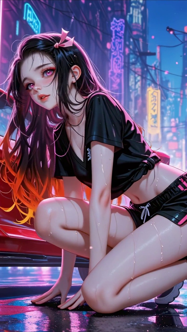 赛博雨巷少女祢豆子