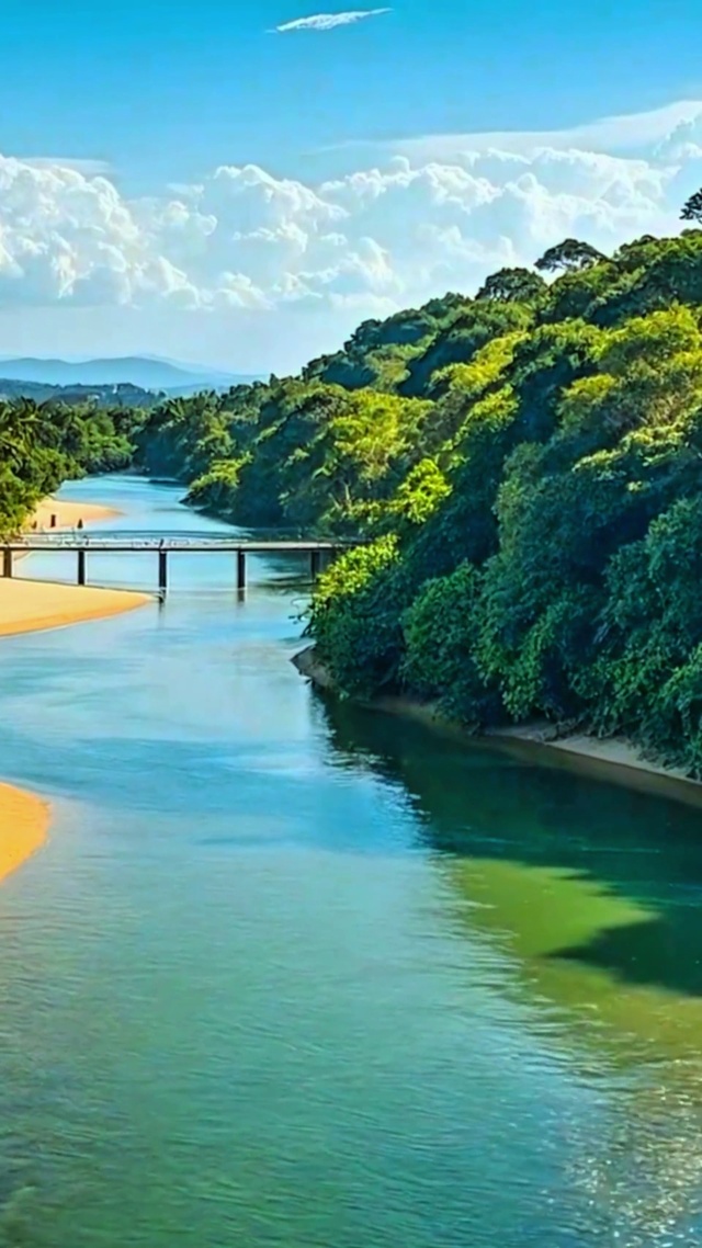 治愈清澈河流4K