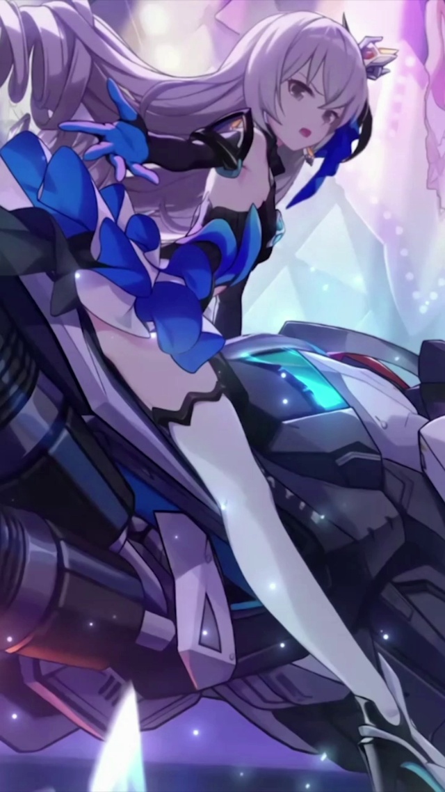 崩坏摩托机车白丝炫酷少女