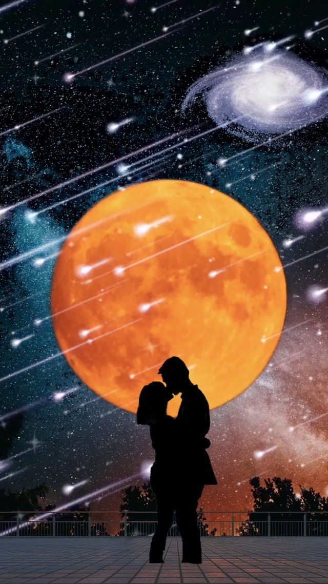 浪漫流星，深情相拥