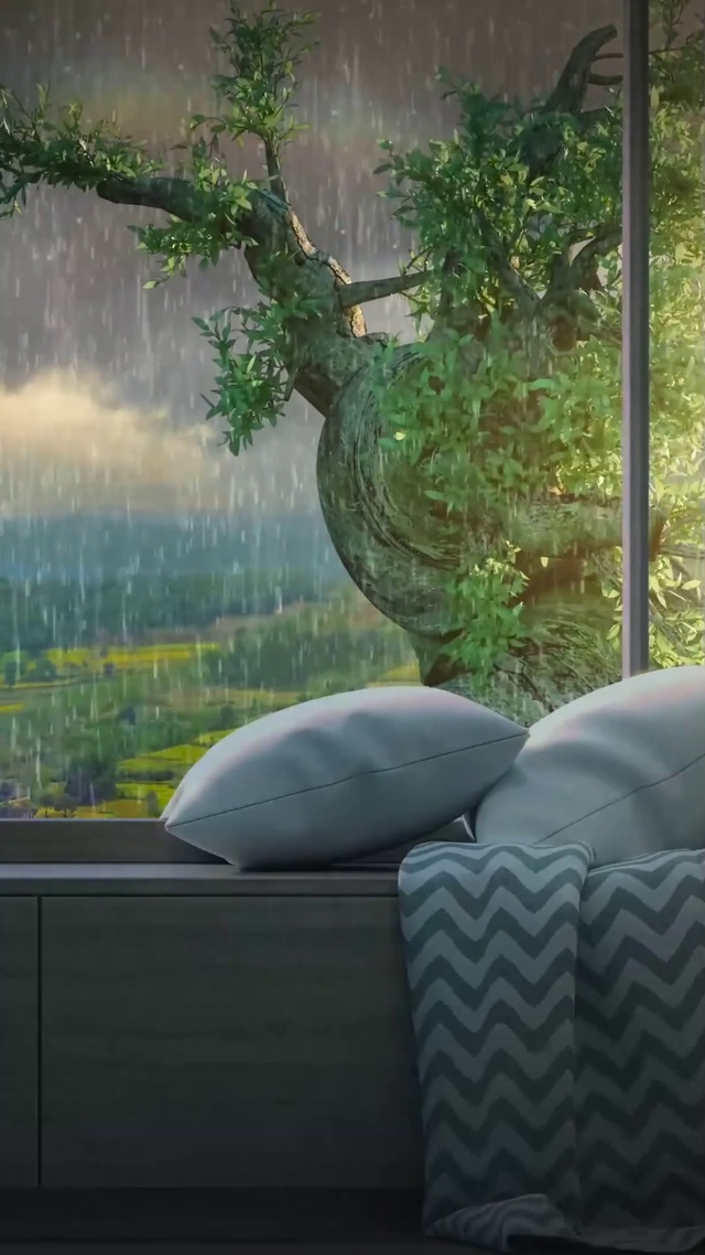 夏天的雨(风景手机动态壁纸) - 风景手机壁纸下载 - 元气壁纸