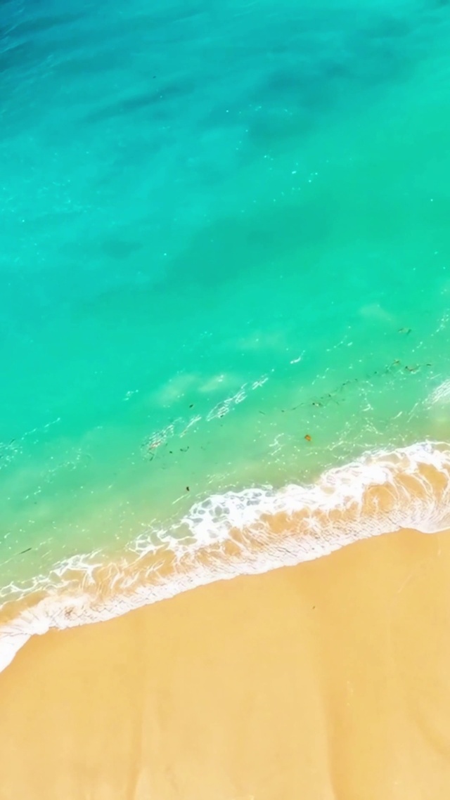 碧绿护眼海浪4K