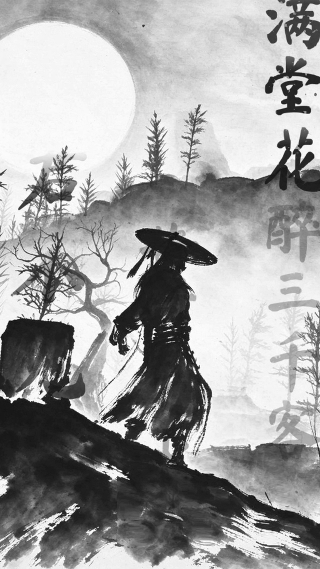 水墨江湖·一蓑烟雨