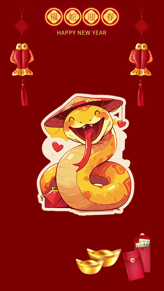 2025福蛇迎春