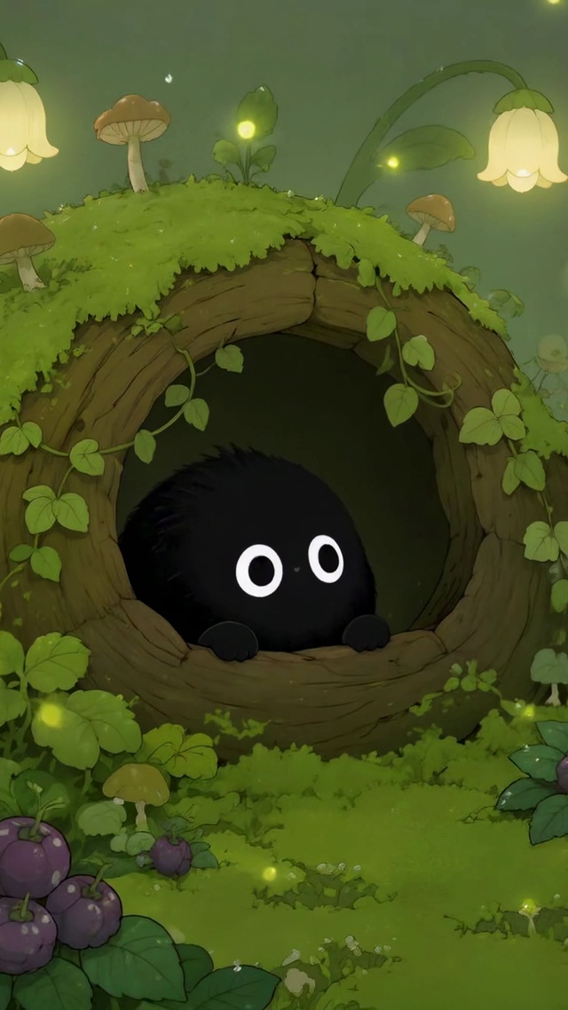 黑萌精灵的治愈森林小屋