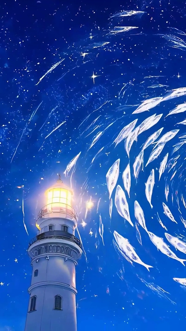 夜景星塔
