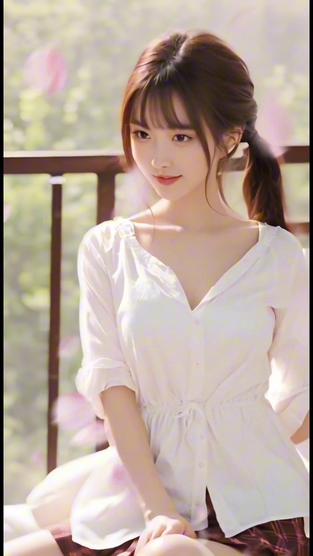 ai美女，甜妹壁纸，动态特效，逼真画质，手机必备，快来领取。