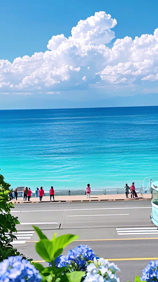 浪漫的海边