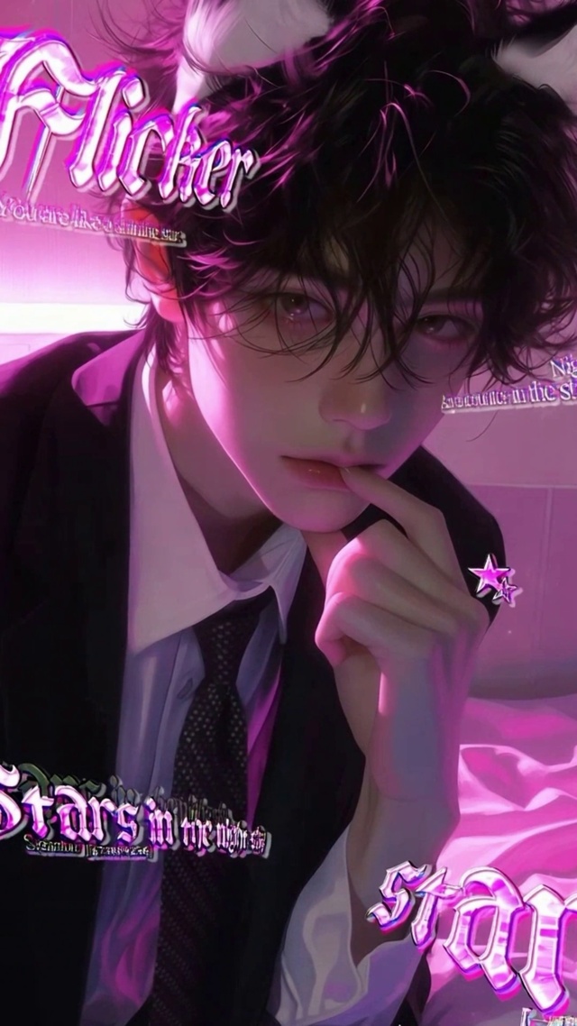 微微吹起微风 戴眼镜男生 动漫壁纸 