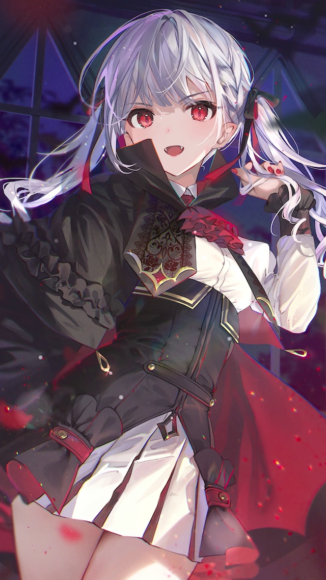 白发吸血鬼少女