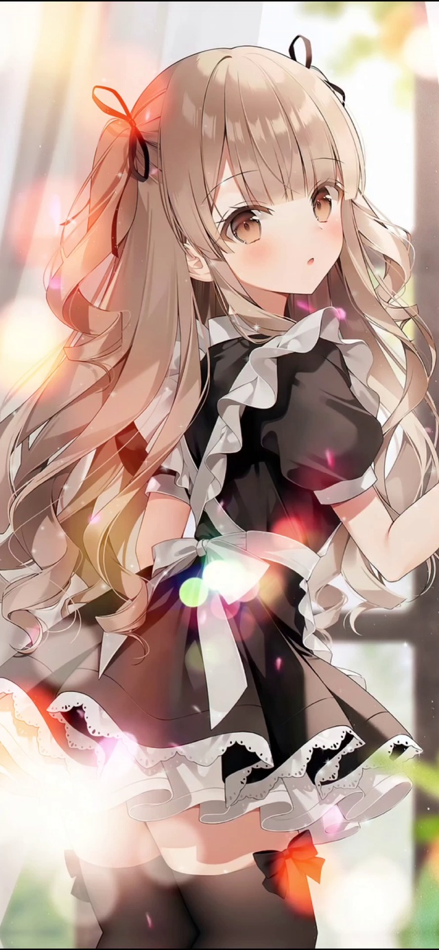 可爱萝莉女仆装女生