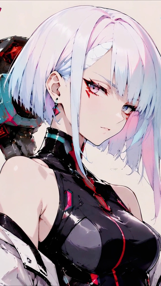 赛博朋克露西机甲美少女