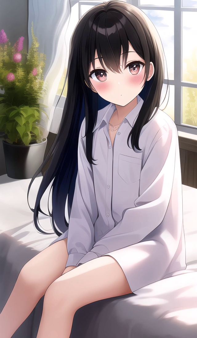 白衬衫美女