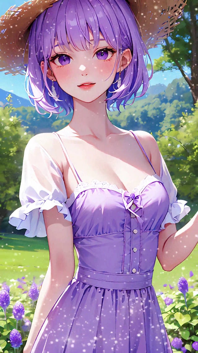 梦幻紫色‖元气少女