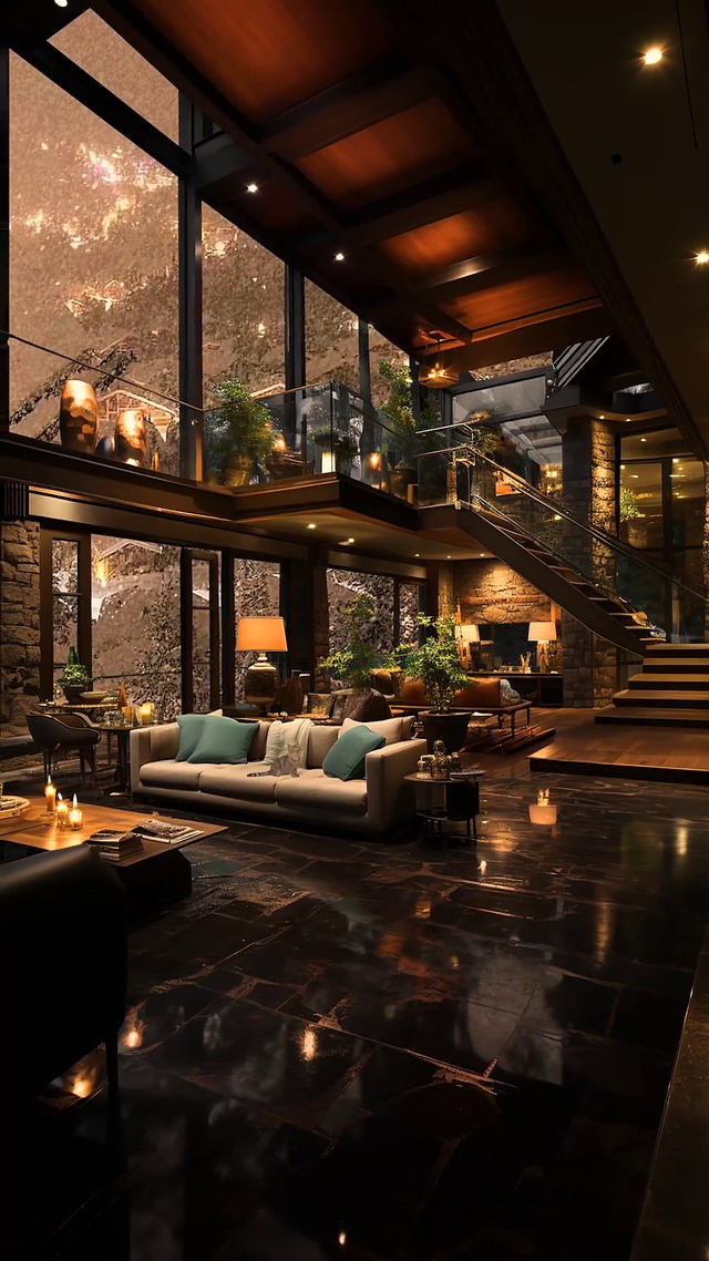 温馨房子雪景壁纸