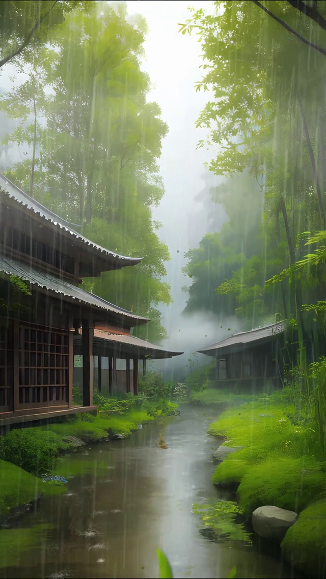 雨一直下