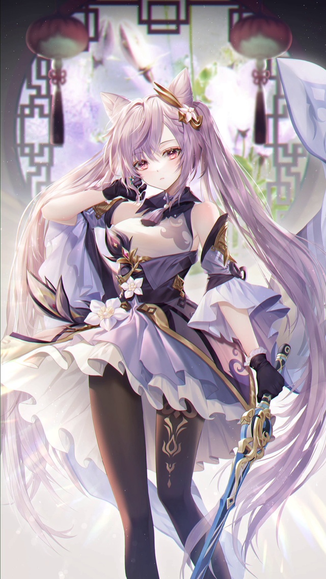 古风美女原神刻晴