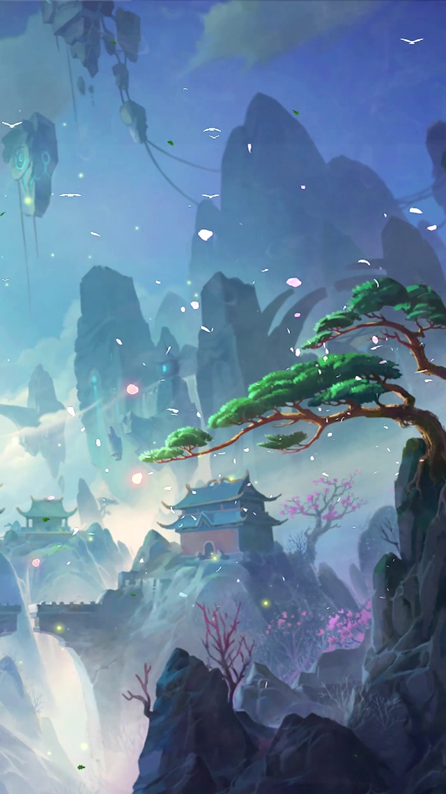 古风仙境(风景手机动态壁纸) - 风景手机壁纸下载 - 元气壁纸