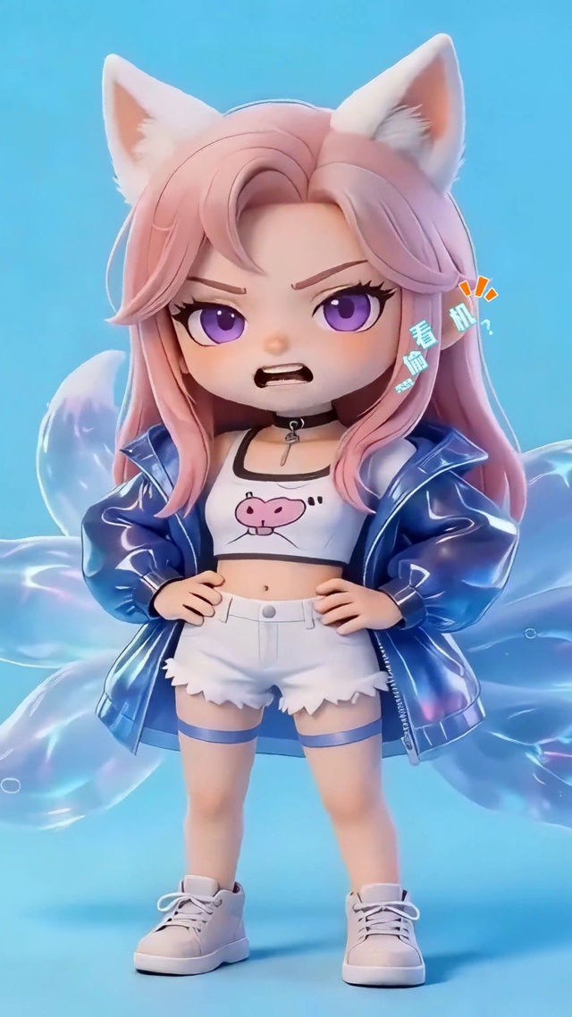 阿狸-想偷看电脑