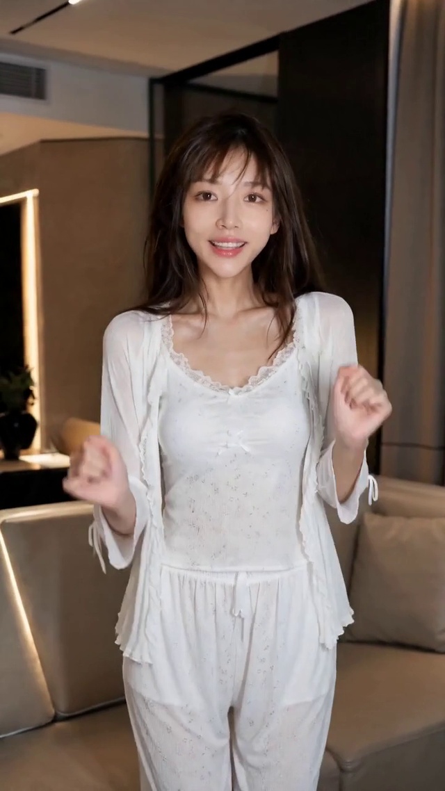 睡衣美女！