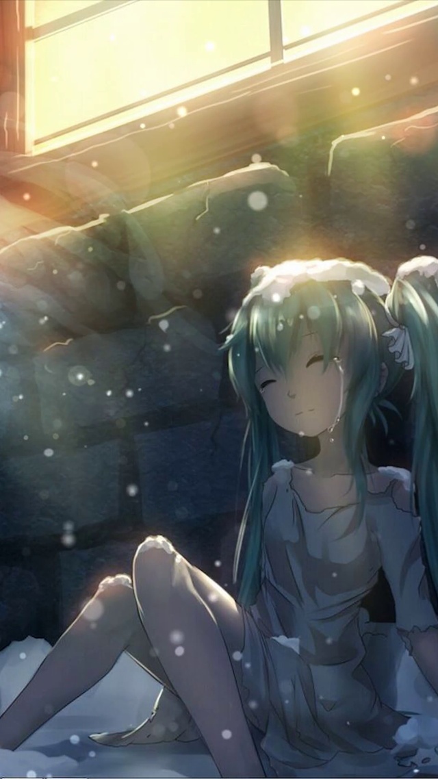 雨中哭泣女孩